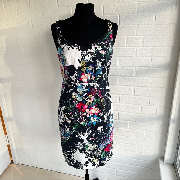 Anthropologie Leifnotes Floral Sheath Dress - Picture 4 of 13